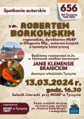 Spotkanie autorskie z dr. Robertem Borkowskim
