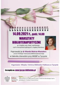 Warsztaty biblioterapeutyczne z dr Wandą Matras Mastalerz