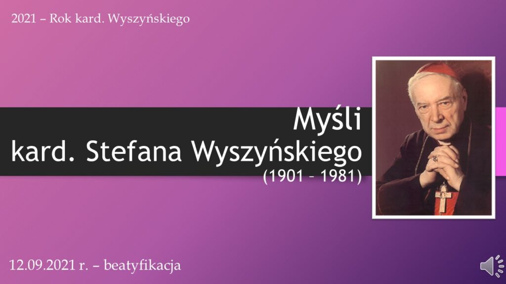 myśli kard wyszyńskiego