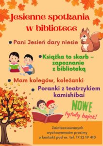 Jesienne zajęcia w bibliotece