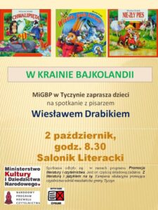 Spotkanie z pisarzem Wiesławem Drabikiem