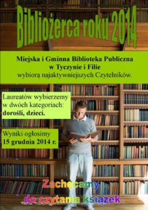 Konkurs na Bibliożerce roku 2014 rozstrzygnięty