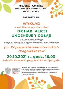 Wykład dr Alicji Ungeheuer Gołąb